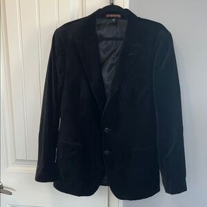 Attitude Black Velvet Blazer 40